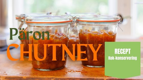 Kryddig päronchutney