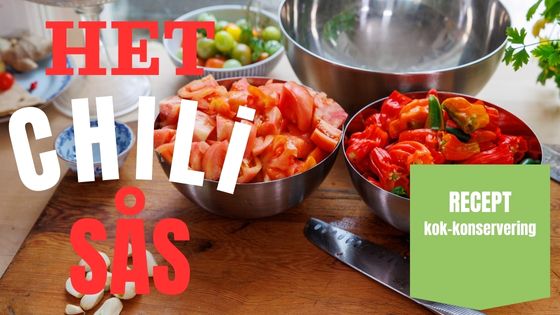 Chilisås - tomatbaserad